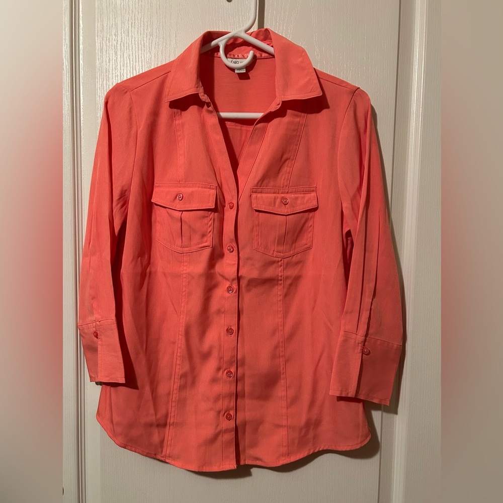 Cato Coral Button-Down Shirt